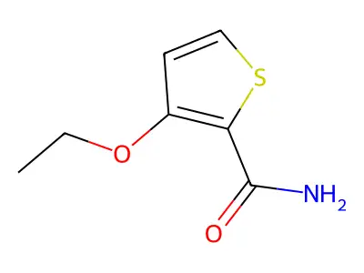 2-Thiophenecarboxamide, 3-ethoxy- structure