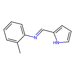 Benzenamine, 2-methyl-N-(1H-pyrrol-2-ylmethylene)- structure