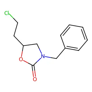 3-Benzyl-5-(2-chloroethyl)-1,3-oxazolidin-2-one structure