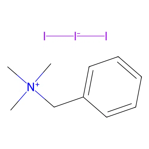 Benzyltrimethylammonium tribromide structure
