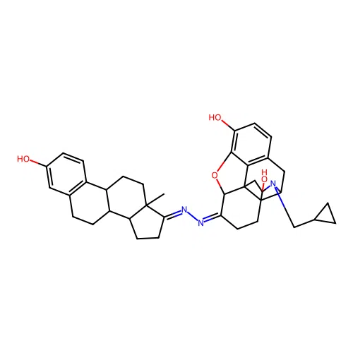 Naltrexone-estrone azine structure