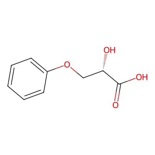 (S)-2-Hydroxy-3-phenoxypropanoic acid structure