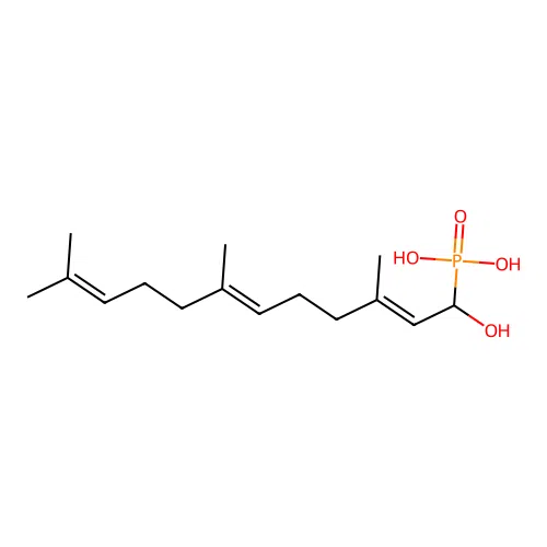 alpha-hydroxy Farnesyl Phosphonic Acid structure