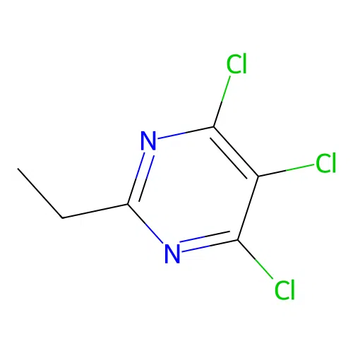 4,5,6-Trichloro-2-ethylpyrimidine structure