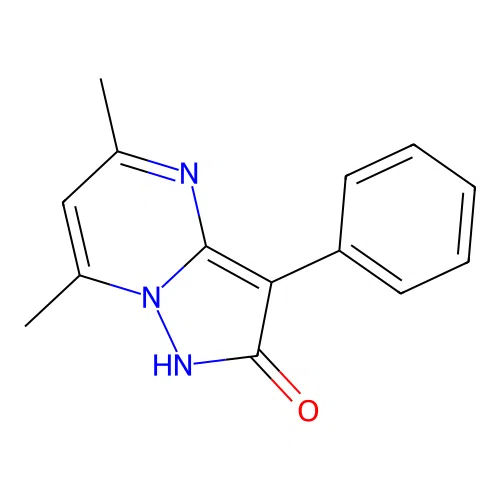 5,7-Dimethyl-3-phenylpyrazolo[1,5-a]pyrimidin-2-ol structure