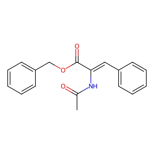 2-Propenoic acid, 2-(acetylamino)-3-phenyl-, phenylmethyl ester, (2Z)- structure