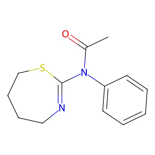 Acetamide, N-phenyl-N-(4,5,6,7-tetrahydro-1,3-thiazepin-2-yl)- structure