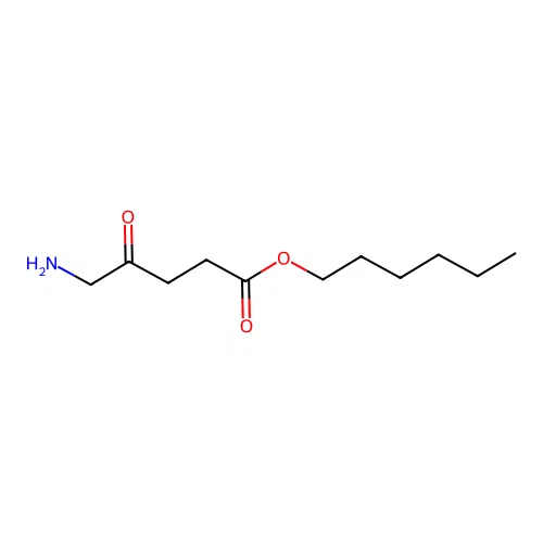 5-Aminolevulinic acid hexyl ester structure