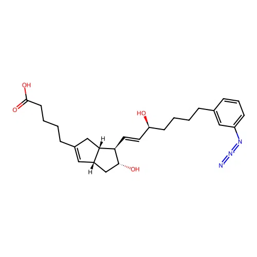 19-(3-Azidophenyl)-20-norisocarbacyclin structure