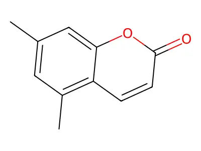 5,7-Dimethylcoumarin structure