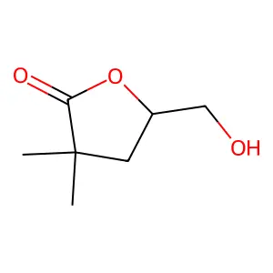 2(3H)-Furanone, dihydro-5-(hydroxymethyl)-3,3-dimethyl- structure