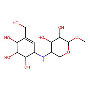 Methyl 1'-epiacarviosin structure