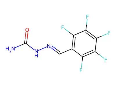 Hydrazinecarboxamide, 2-[(pentafluorophenyl)methylene]- structure