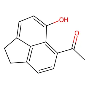 1-(6-Hydroxy-1,2-dihydroacenaphthylen-5-yl)ethanone structure