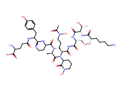 Desferriferribactin structure