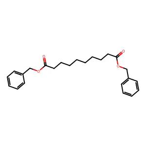 Dibenzyl sebacate structure