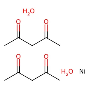 Nickel,4-pentanedionato)- structure