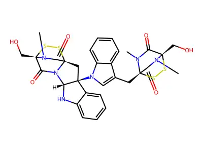 Chetomin structure