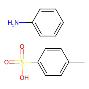 Benzenamine, 4-methylbenzenesulfonate (1:1) structure