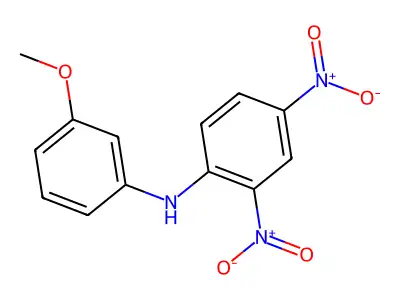 2,4-Dinitro-3'-methoxydiphenylamine structure