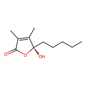 2(5H)-Furanone, 5-hydroxy-3,4-dimethyl-5-pentyl- structure