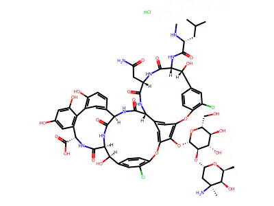 Vancomycin hydrochloride, Molecular Biology Grade structure