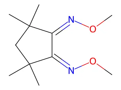 1-N,2-N-dimethoxy-3,3,5,5-tetramethylcyclopentane-1,2-diimine structure