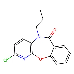 2-Chloro-5-propyl-pyrido(2,3-b)(1,4)benzoxazepin-6(5H)-one structure