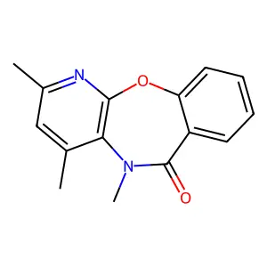 2,4,5-Trimethyl-pyrido(2,3-b)(1,4)benzoxazepin-6(5H)-one structure