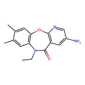 3-Amino-6-ethyl-8,9-dimethyl-pyrido[2,3-b][1,5]benzoxazepin-5(6H)-one structure