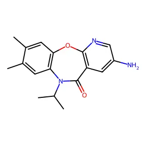 3-Amino-8,9-dimethyl-6-isopropyl-pyrido(2,3-b)(1,5)benzoxazepin-5(6H)-one structure