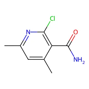 2-Chloro-4,6-dimethylnicotinamide structure