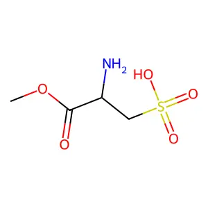 2-Amino-3-methoxy-3-oxopropane-1-sulfonic acid structure