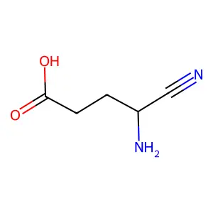 4-Amino-4-cyanobutanoic acid structure