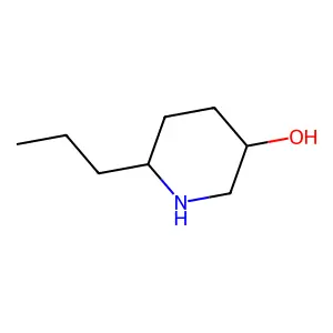 (3S,6S)-6-Propyl-3-piperidinol structure