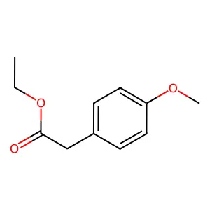 Ethyl 4-methoxyphenylacetate structure
