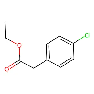 Ethyl (4-chlorophenyl)acetate structure