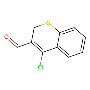 4-chloro-2H-1-benzothiopyran-3-carboxaldehyde structure