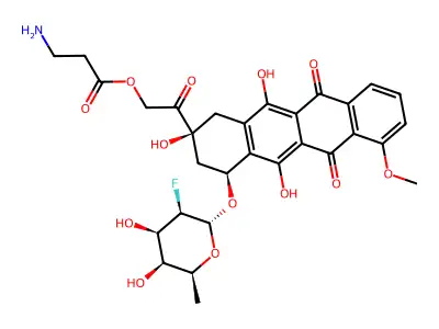 Galarubicin structure