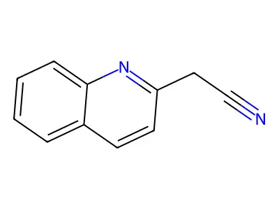 2-(Quinolin-2-yl)acetonitrile structure