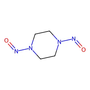 N,N'-Dinitrosopiperazine structure