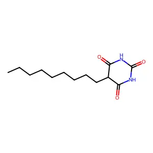 Barbituric acid, 5-nonyl- structure