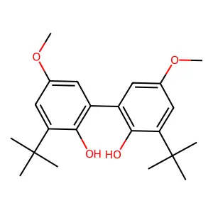 3,3'-Bis(1,1-dimethylethyl)-5,5'-dimethoxy(1,1'-biphenyl)-2,2'-diol structure