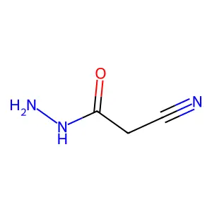 Cyanoacetic acid hydrazide structure