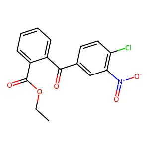 Ethyl 2-(4-chloro-3-nitrobenzoyl)benzoate structure