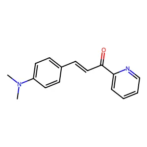 3-(4-(Dimethylamino)phenyl)-1-(pyridin-2-yl)prop-2-en-1-one structure