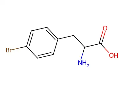 4-Bromophenylalanine structure