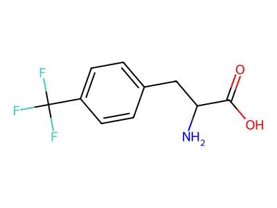 4-(Trifluoromethyl)-L-phenylalanine structure