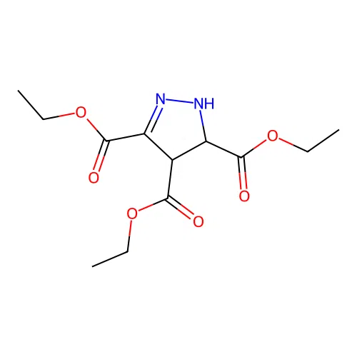 triethyl 4,5-dihydro-1H-pyrazole-3,4,5-tricarboxylate structure