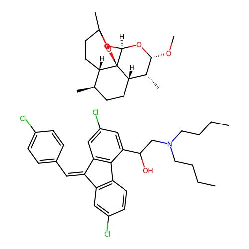 Artemether, Lumefantrine Drug Combination structure